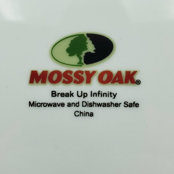 Mossy Oak Break Up Infinity Dinner Plates Wooded Camouflage Dinner Plates - Picture 4 of 4
